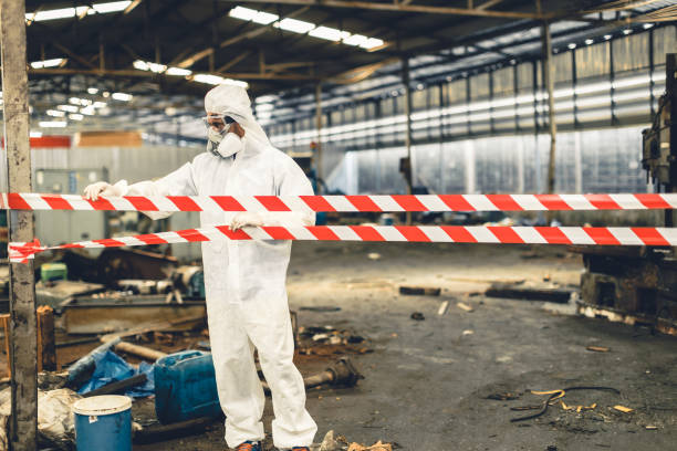 Professional Biohazard technician working in Waterbury, NE
